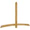 Ekena Millwork Bellingham Rough Sawn Timber Gable Bracket, Western Red Cedar, 96"W x 56"H x 2"D x 4"F, 14/12 Pitch GBW096X56X0204BEL00RWR - alternate 5